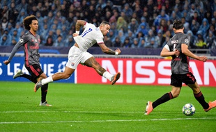 Buteur et encore déterminant mardi dans le jeu offensif lyonnais, Memphis Depay a dû céder sa place à Maxwel Cornet à la pause. Philippe DESMAZES
