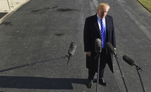 Doland Trump à Washington, le 16 décembre 2017
