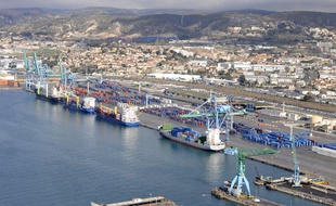 Le port de Marseille.