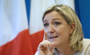Marine Le Pen le 8 décembre 2014 à Nanterre.