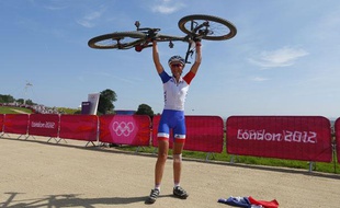 Julie Bresset, en Angleterre, le 31 juillet 2011.