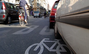 Illustration: une voie cyclable.