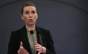 La Première ministre du Danemark, le 6 avril 2020 à Copenhague.