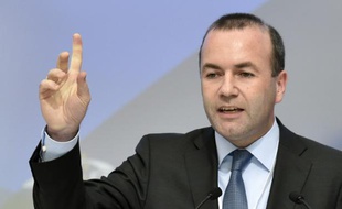 Manfred Weber, chef de file du groupe PPE, le 22 octobre 2015, à Madrid