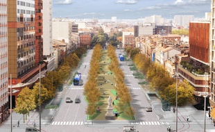 Esquisse du projet de l'urbaniste catalan Joan Busquets.