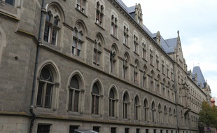 L'Hotel des Postes à Strasbourg. Le 12 novembre 2018.