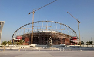 Le stade de Khalifa International près de Doha