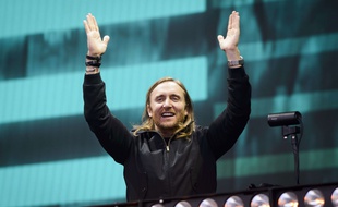 David Guetta en Grande-Bretagne le 23 mai 2015.