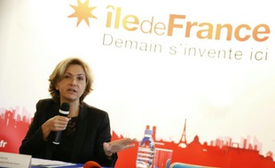La présidente de la Région Ile-de-France Valérie Pécresse (LR) le 21 mars 2016 à Paris