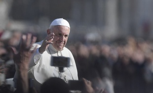 Le pape François lors du Jubilé de la miséricorde au Vatican le 20 novembre 2016