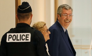 Paris, le 13 septembre. Patrick et Isabelle Balkany arrivent au tribunal correctionnel de Paris pour connaître le jugement dans le volet «fraude fiscale».