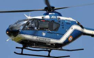 L'hélicoptère C135 de la section aérienne de la gendarmerie de Toulouse.