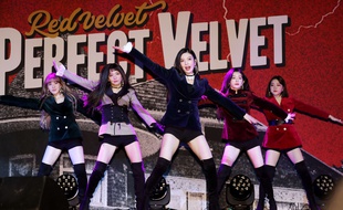 Le groupe de K-pop Red Velvet à Séoul le 17 novembre 2017 à Séoul.