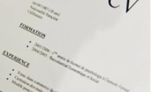 Le CV anonyme remis en question.