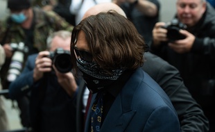 L'acteur Johnny Depp lors de son procès