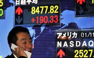 Le Japon est intervenu à hauteur de 9.091,6 milliards de yens (près de 86 milliards d'euros) sur le marché des changes entre le 28 octobre et le 28 novembre pour faire baisser sa devise face au dollar, selon un rapport mensuel du ministère des Finances publié mercredi.