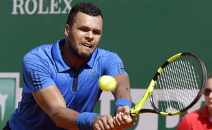 Jo-Wilfried Tsonga, le 15 avril 2016, lors du tournoi de Monte Carlo.