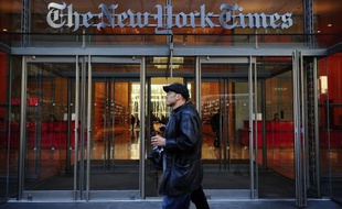 Le siège du New York Times à New York, le 8 mars 2011