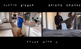 Extrait du clip «Stuck with U» d'Ariana Grande et Justin Bieber