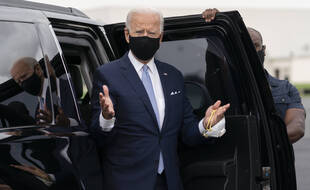 Joe Biden en campagne à Pittsburgh, le 1er septembre 2020.