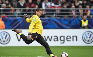 Jean-Louis Leca, gardien du RC Lens.