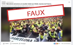 Ces dockers manifestent en portant un gilet jaune car c'est leur tenue de travail.