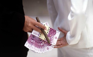 Illustration de corruption
