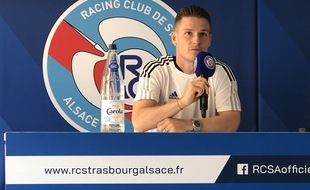 Kévin Gameiro à sa présentation ce mardi.