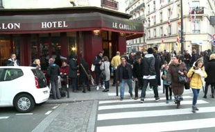 Les clients au rendez-vous pour la réouverture du "Carillon"