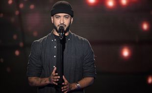 Slimane, gagnant de «The Voice» saison 5.
