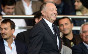Jean-Michel Aulas au Parc des Princes, le 21 septembre 2014.