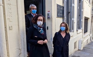 La ministre du logement Emmanuelle Wargon à Marseille.
