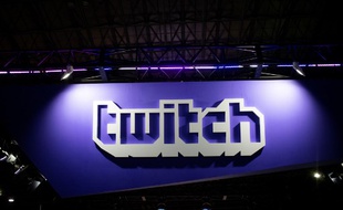 Le logo de Twitch au Tokyo Game Show, le 21 septembre 2018.