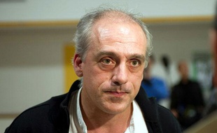 Philippe Poutou à Tours (Indre-et-Loire), le 27 mars 2012.