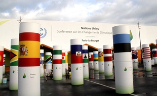 L'entrée du Bourget où se tiendra la COP21