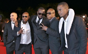 Sexion d'Assaut arrive aux NRJ Music Awards à Cannes, le 26 janvier 2013.