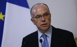 Le ministre de l'Intérieur Bernard Cazeneuve lors d'une conférence de presse le 6 octobre 2015 à Paris