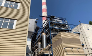 L'unité de valorisation énergétique des ordures ménagères de l'eurométropole au port autonome de Strasbourg. Le 28 août 2019.