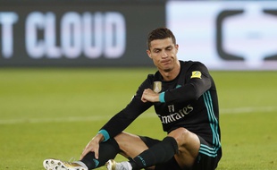 Cristiano Ronaldo lors de Real Madrid-Al Jazira, en demi-finale du Mondial des clubs, le 13 décembre 2017.