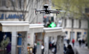 Un drone de la police nationale (image d'illustration).