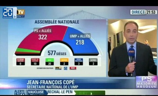 Zapping du second tour des législatives 2012.