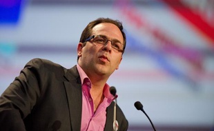 Emmanuel Maurel, conseiller régional d'Île-de-France, lors du congrès de Toulouse, le 27 octobre 2012.