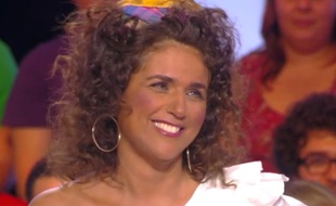 Valérie Benaïm déguisée le 21 mars 2014 dans Touche pas à mon poste sur D8