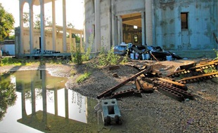 Le chantier, situé au 143 de l'avenue Michel-Jourdan, le 13 novembre 2012.