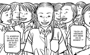 Reproduction d'un dessin de la série "Soil" chez Ankama Editions.
