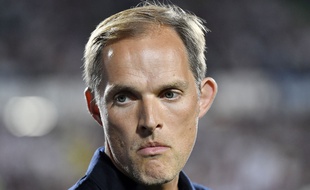 Thomas Tuchel, le coach du PSG, lors d'un match à Metz le 30 août 2019.