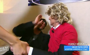 Gilles Verdez giflé par JoeyStarr dans «TPMP», le 19 avril 2016.
