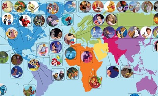Capture d'écran de la mappemonde publiée par Eowyn Smith sur le site DeviantArt.