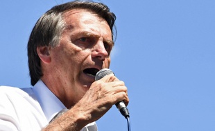 Jair Bolsonaro, candidat d'extrême-droite à l'élection présidentielle brésilienne.