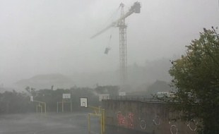 Tempête à Évreux - le 7 février 2016